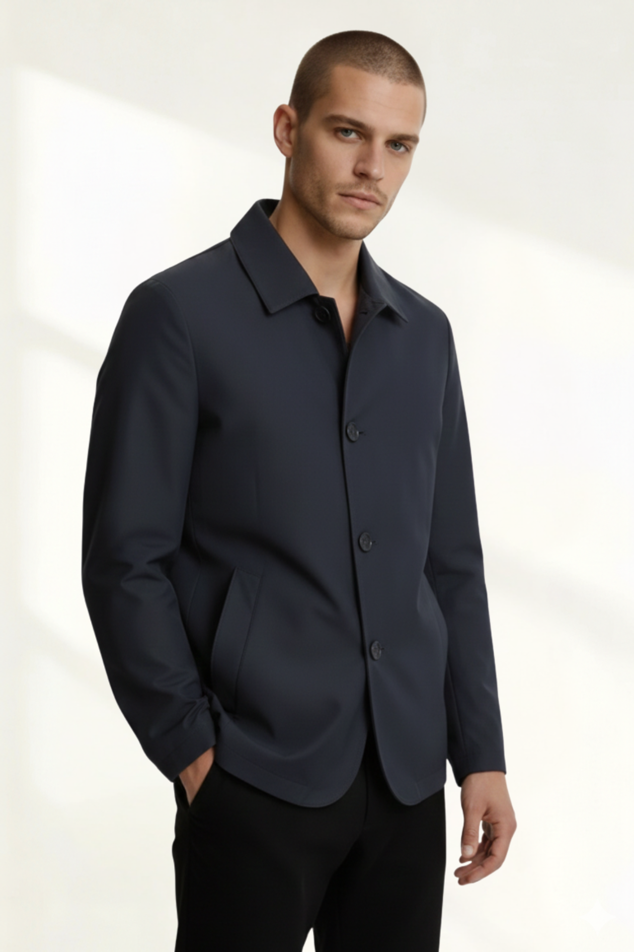 Abrigo para Hombre de Botones